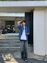 トニ―ハイデンシティー半袖シャツ/Tony High Density Short-Sleeved Shirts (4 colors)