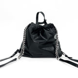 Classic metal linkle chain backpack (4 colors)