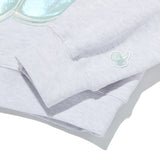 ビッグチェリーホログラムクロップスウェットシャツ / BIG CHERRY HOLOGRAM CROP SWEATSHIRT [MELANGE GRAY]