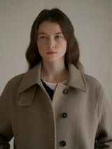 Soft wool half coat (6635891818614)