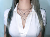 GEMMY RIBBON NECKLACE (PINK)
