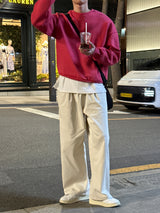 ロイドダブルサイドマルチファンクションオーバーサイズフィットスウェットシャツ / Lloyd's double sided multifunctional oversized fit sweatshirt (12 colors)