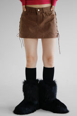 コルセットクラックスカート / Corset Crack Skirt (2color)