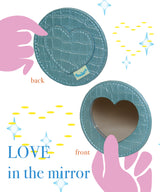 Love in the mirror-blue