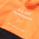 Classic Color Block Fleece Hoodie - Orange (6624442253430)