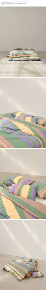 Iris green pillow case