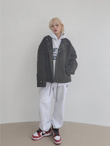 Overfit short jacket 3color (6636273893494)