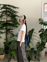 アコンジッパーポケットナイロンワイドツーウェイジョガーパンツ/ Acorn Zip Pocket Nylon Wide Two Way Joggers