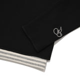 BOHEMIAN LAYERED SLIM LONG SLEEVE [BLACK]