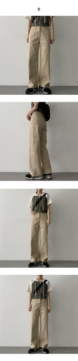 マチコットンワイドパンツ / Machi Cotton Wide Pants