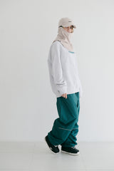 ソフトラウンドジョガーパンツ / BSR2223FWPT050 WD SOFT ROUND JOGGER PANTS GREEN