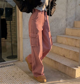 [BELLIDE MADE] Colorful Cotton Cargo Pants