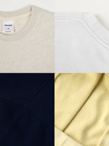 Peace and love Sweat shirts lemon (6594387640438)