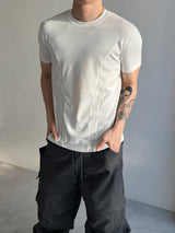 ダブルカットマッスルフィット半袖tシャツ(3colors)