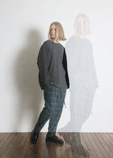 DREAMCATCHER CHECK LOOSE-FIT PANTS (Blue) / ドリームキャッチャーチェックルースフィットパンツ