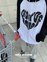 ハートラグランオーバーフードTシャツ/No.9674 heart raglan over hood T (3color)