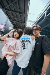 コラボレーションロゴTシャツ / PUBLUX × GRAVER - WHITE