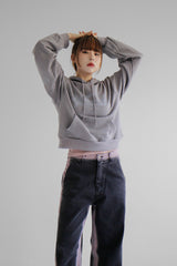 スタークロップパーカー / Star Crop Hooded Shirt (4color)