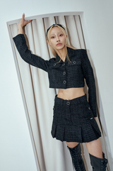 ツイードジャケット / tweed jacket_black