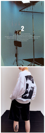 ジェットラグスウェットシャツ/JETLAG SWEATSHIRTS [WHITE]