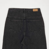 ボタンドストレートデニムジーンズ / BUTTONED STRAIGHT BLACK GRAY DENIM JEAN [6879]