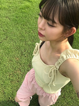 ラブリーシャーリングスリーブレス