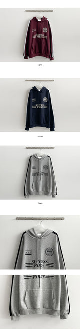 [Fleece] Circular Colored Hoodie