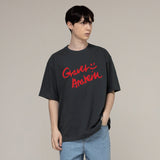 ドローイングロゴスマイルショートスリーブTシャツ/Drawing Logo Smile Short Sleeve T-Shirt