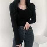 フリースドスクープネックトップ / Fleeced Scoop Neck Top