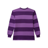 オールモストフェイマスロングスリーブストライプT / Almost Famous Long Sleeves Stripe Tee - Dark Purple / Purple
