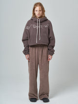 Turtleneck cropped hoodie_cocoa (6676831174774)