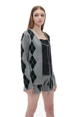 アーガイルカーディガン/ARGYLE CARDIGAN