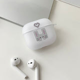 ピンク - スクエア ラビット AirPods ケース_マット