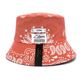 23 ペイズリーリバーシブルバケットハット / 23 PAISLEY REVERSIBLE BUCKET HAT NAVY / ORANGE