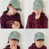 ニューワーディングボールキャップ/7 COLLEGE NEW WORDING BALL CAP