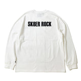 SK8ER ROCK LONG SLEEVE T-SHIRT OFF WHITE (6616267784310)