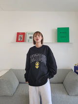 ゴブリンファイヤーエンブロイダリースウェットシャツ / VENTIQUE Goblin Fire Embroidery mtm 3color　
