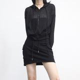 Rant see-through linen zip-up