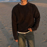 ASCLO Pigment Diamond Cable Knit (3color)