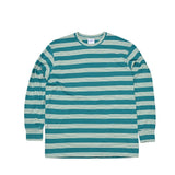 ワッペンロングスリーブ / BSR2223FWPO086 BS WAPPEN LONG SLEEVE BLUE GREEN STRIPE