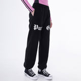 パンクガールジョガーパンツ/1 0 punk girl jogger pants - BLACK