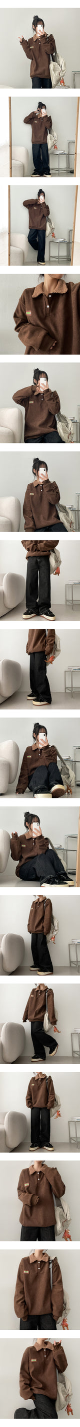 【XS～2XLの6サイズ!】裏毛ステッチセントデニムワイドパンツ