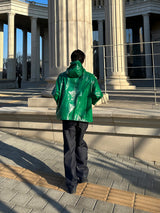 Am High Glossy Hood Jacket (3color)