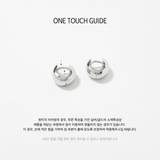 Water Drop One-touch Earrings (XL)