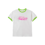 ターボリンガーT / Turbo Ringer Tee - White / Apple Green
