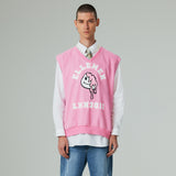 アーチプリンティングベスト/ARCH PRINTING VEST-WASHING PINK