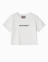 MCT W02 White concept Crop T-shirts