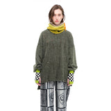 ダメージニット / Damage Knit Khaki