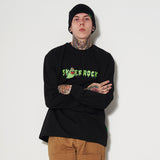 STICKY GHOST LONG SLEEVE T-SHIRT BLACK (6612496679030)