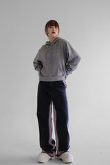 ピンクラインデニムパンツ / pink line denim pants